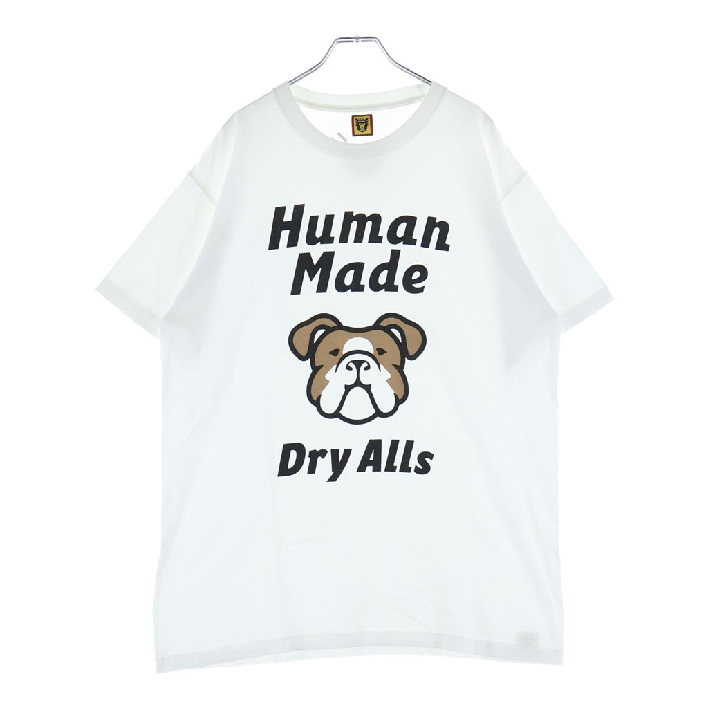 HUMAN MADE(ヒューマンメイド) ブルドッグ プリント 半袖カットソー Tシャツ ホワイト