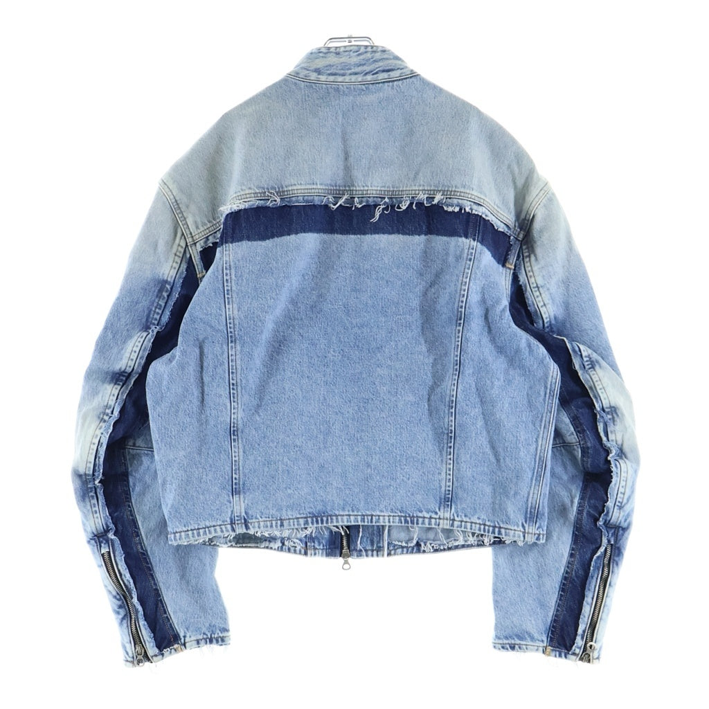 DIESEL(ディーゼル) D-MARGE-S1 ジップアップ デニム ジャケット インディゴ 0GHAC