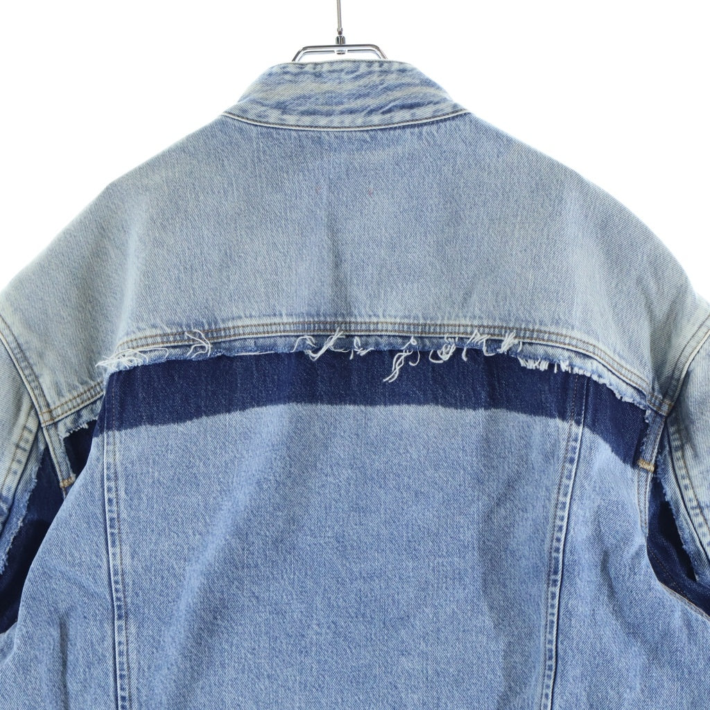 DIESEL(ディーゼル) D-MARGE-S1 ジップアップ デニム ジャケット インディゴ 0GHAC