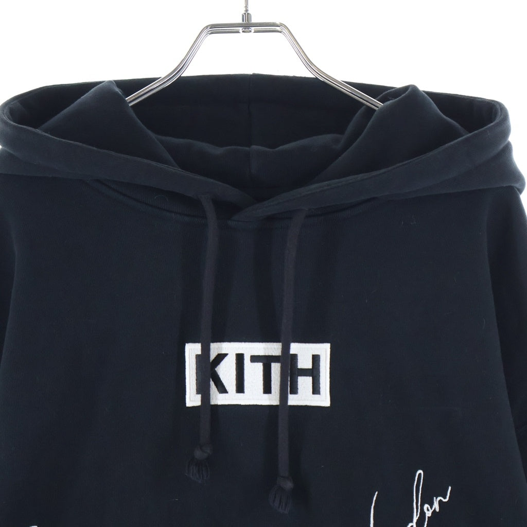 KITH(キス) 21AW City Script Hoodie シティ スクリプト フーディー スウェット プルオーバー パーカー ブラックKHM030347