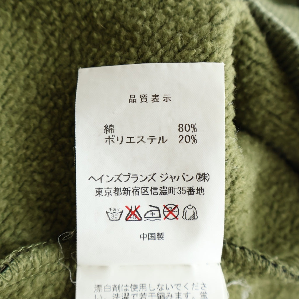 A BATHING APE(アベイシングエイプ) ×Champion 1st Camo ロゴ ワッペン フーデット スウェット シャツ パーカー カーキ