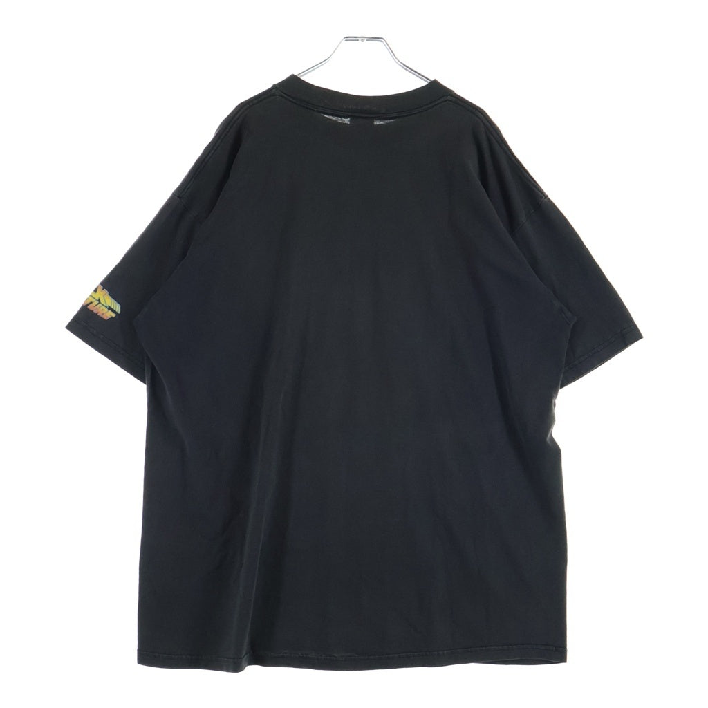 VINTAGE(ヴィンテージ) 90S バック トゥ ザ フューチャー ユニバーサルスタジオ デロリアン プリント 半袖 Tシャツ カットソー ブラック