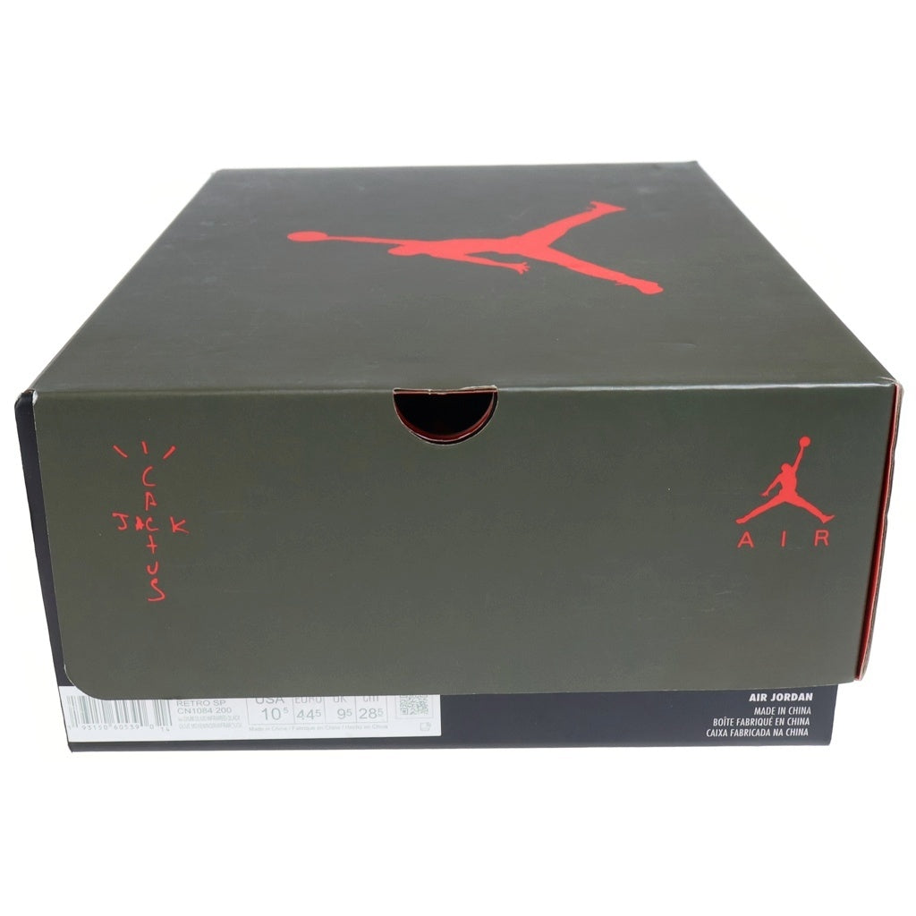 NIKE(ナイキ) ×TRAVIS SCOTT AIR JORDAN 6 RETRO SP トラヴィス スコット エアジョーダン6 ハイカットスニーカー カーキ US10.5/28.5cm CN1084-200