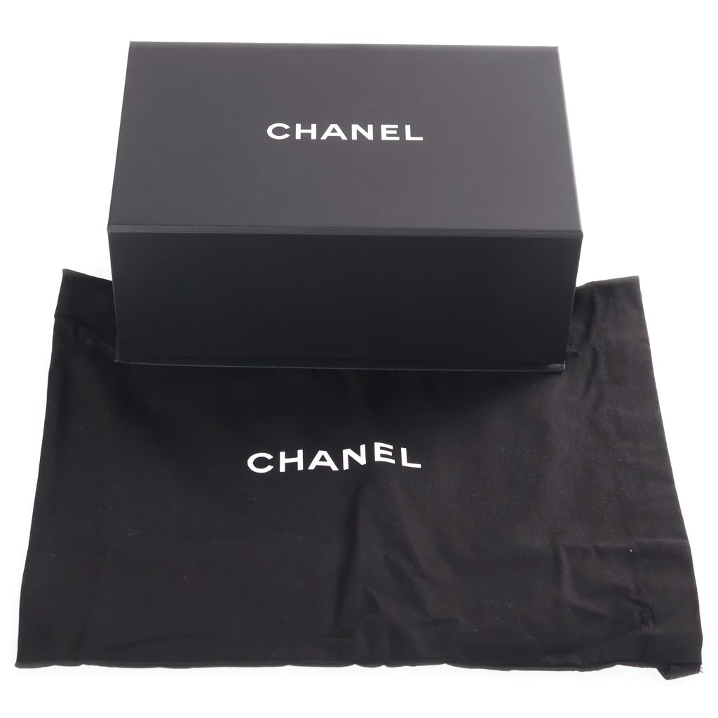 CHANEL(シャネル) ミニマトラッセ20 ラムスキン シングルフラップ シングルチェーンバッグ シルバー金具 ブラック レディース