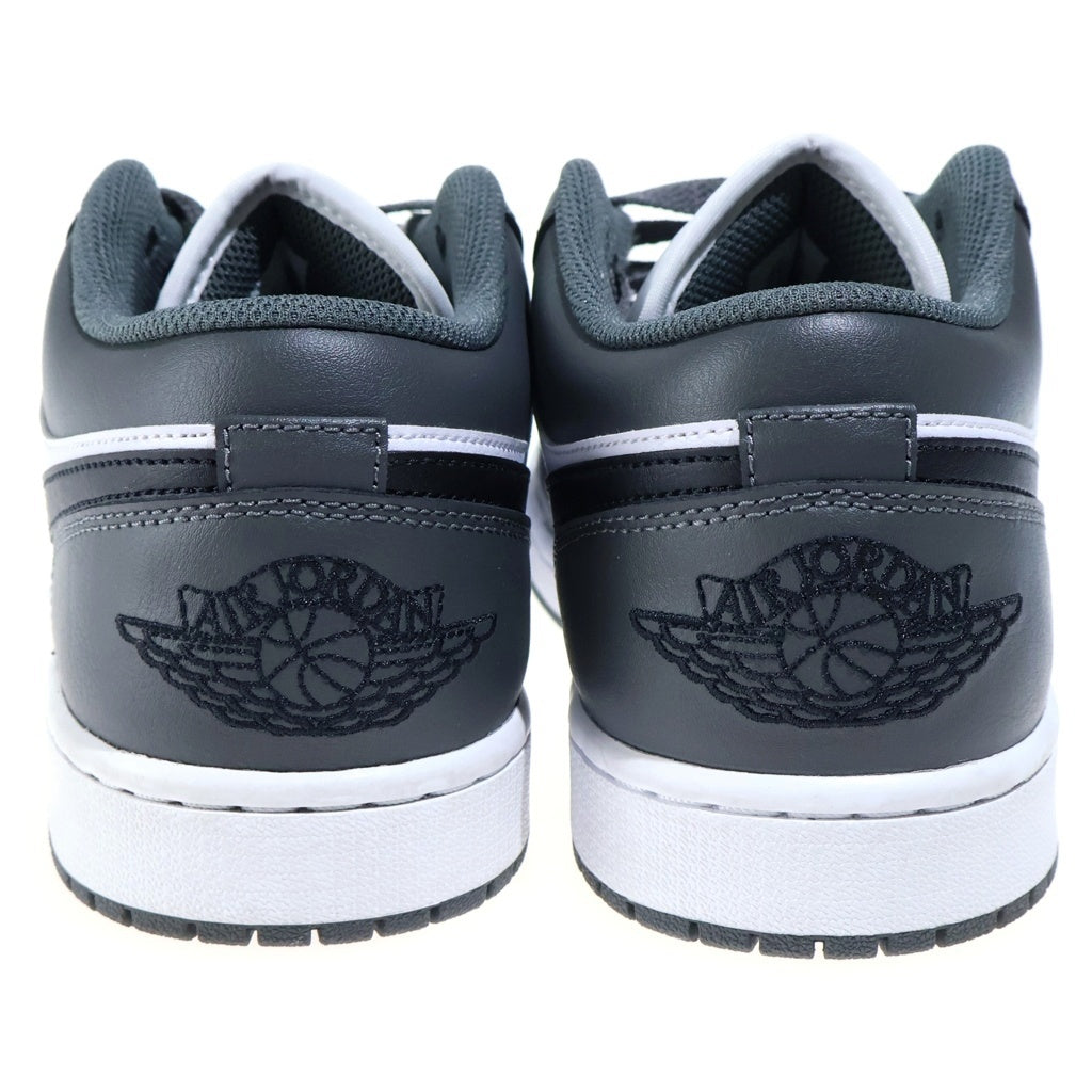 NIKE(ナイキ) AIR JORDAN LOW エア ジョーダン 1 ロウ ローカットスニーカー グレー/ホワイト US9.5/27.5cm 553558-152