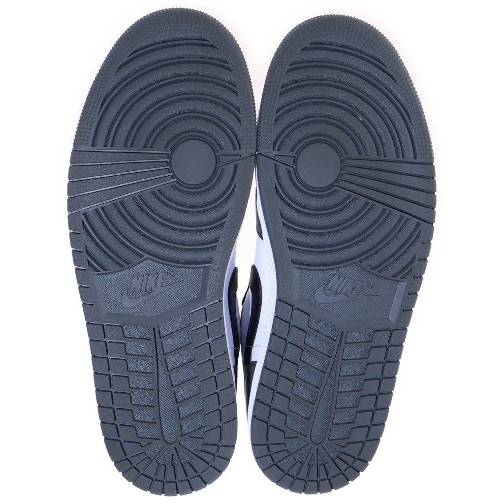 NIKE(ナイキ) AIR JORDAN LOW エア ジョーダン 1 ロウ ローカットスニーカー グレー/ホワイト US9.5/27.5cm 553558-152