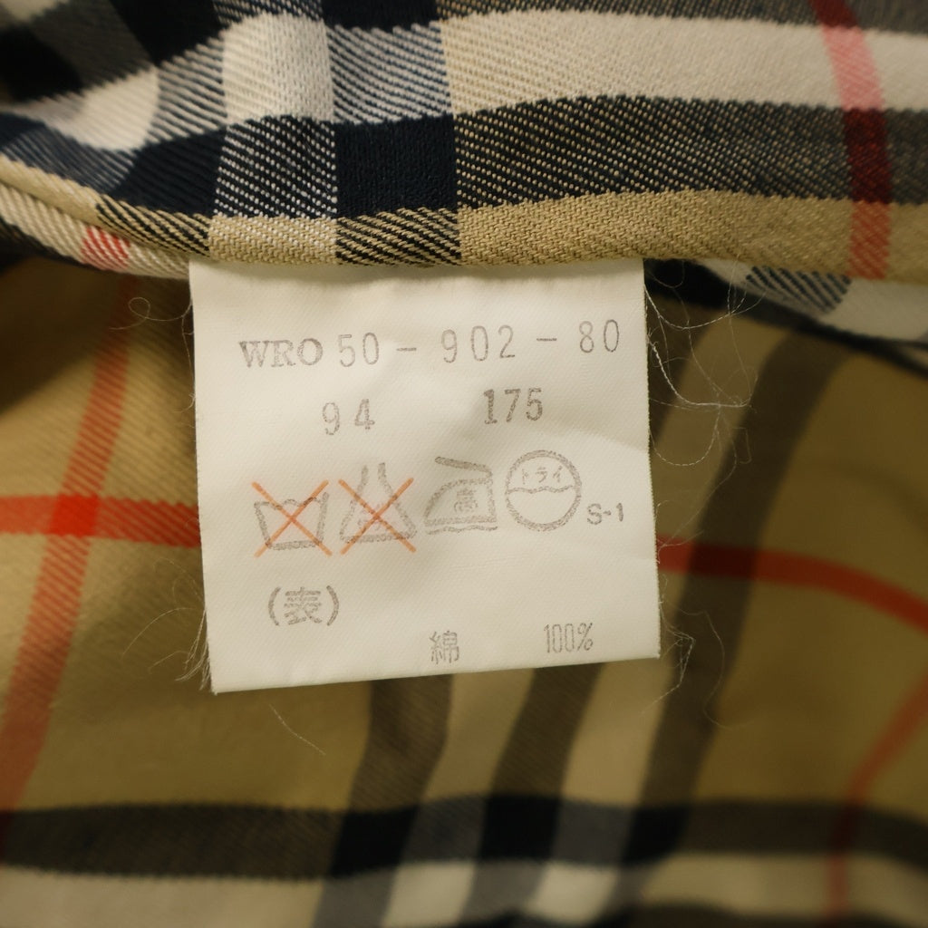 BURBERRY(バーバリー) ノバチェック裏地 ステンカラーコート アウター ベージュ WRO50-902-80