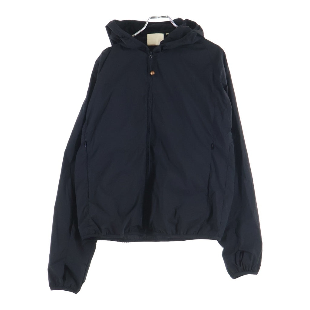 JIAN YE(ジェン イェ) 25AW BASIC UNIT 05 改 ナイロンジャケット 切り替え ナイロン ジップアップ ジャケット ブラック JI-25AW-BU05