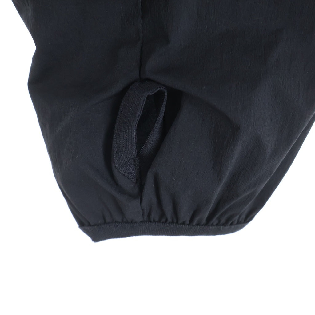 JIAN YE(ジェン イェ) 25AW BASIC UNIT 05 改 ナイロンジャケット 切り替え ナイロン ジップアップ ジャケット ブラック JI-25AW-BU05