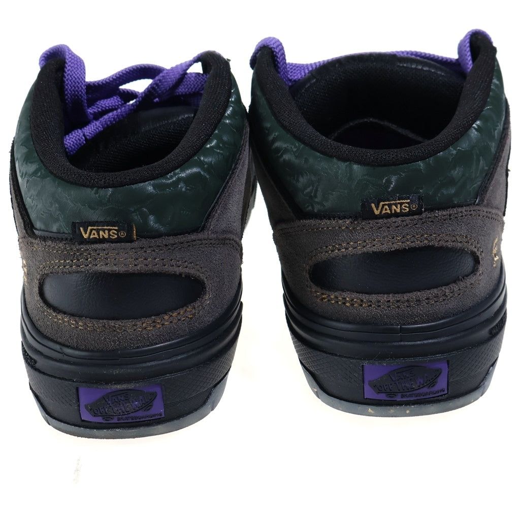 VANS(ヴァンズ) ×Evisen Skateboards Skate Half Cab Wafflecup ×エビセンスケートブランド スケート ハーフキャブ ワッフルカップ ミドルカットスニーカー ブラック VN000D9ZEAQ