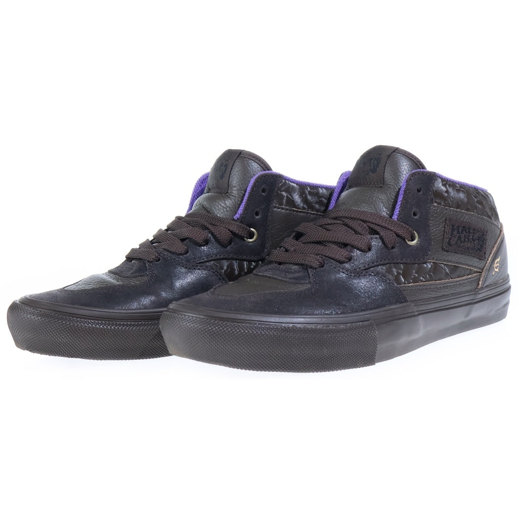 VANS(ヴァンズ) ×Evisen Skateboards Skate Half Cab ×エビセンスケートブランド スケート ハーフキャブ ミドルカットスニーカー ブラウン VN0A5FCD8ZM