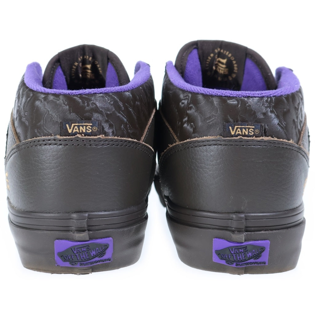 VANS(ヴァンズ) ×Evisen Skateboards Skate Half Cab ×エビセンスケートブランド スケート ハーフキャブ ミドルカットスニーカー ブラウン VN0A5FCD8ZM