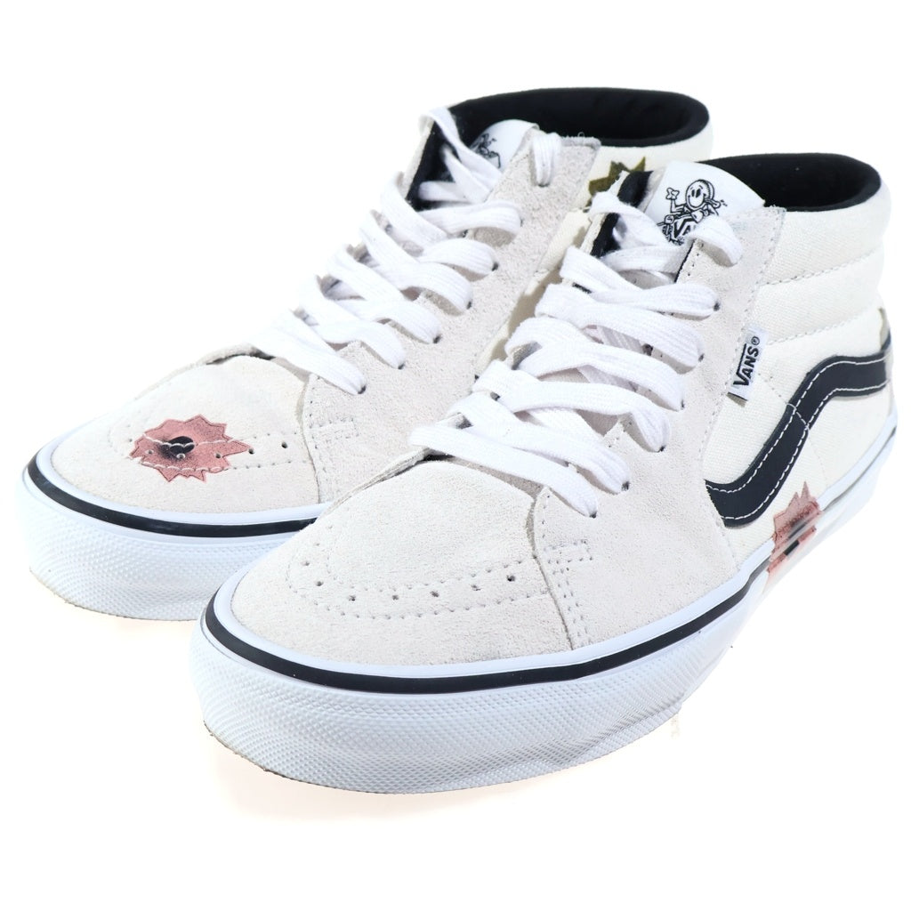 VANS(ヴァンズ) 25SS ×Supreme×Nate Lowman Grosso Mid ×シュプリーム×ネイトロウマン グロッソ ミッド ミドルカットスニーカー ホワイト VN0A5KS1CRM