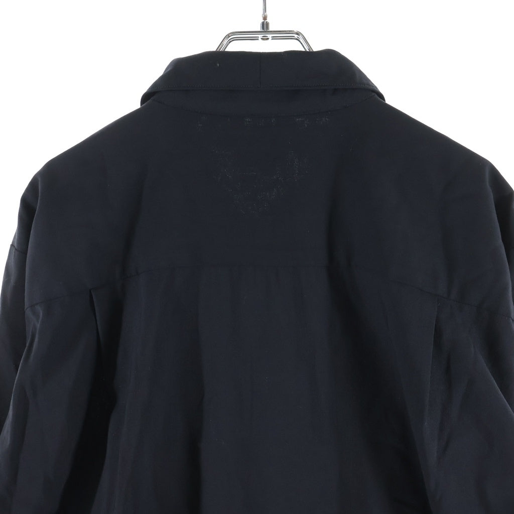 CHROME HEARTS(クロムハーツ) OLD ダガージップ スタンダードカラー ウール ジップアップ ジャケット ブラック