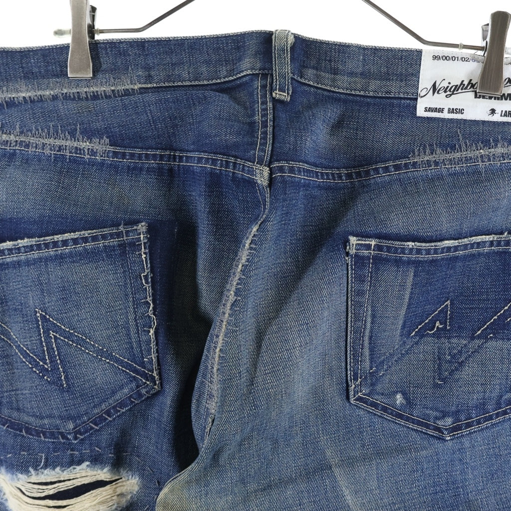 NEIGHBORHOOD(ネイバーフッド) 03AW MAX SAVAGE BASIC マックスサベージ デニムパンツ インディゴ DCNH-PT-13