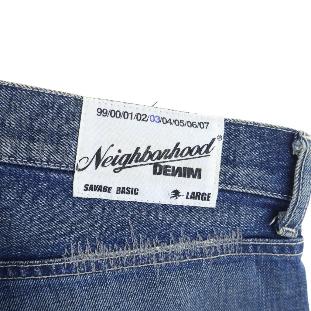 NEIGHBORHOOD(ネイバーフッド) 03AW MAX SAVAGE BASIC マックスサベージ デニムパンツ インディゴ DCNH-PT-13