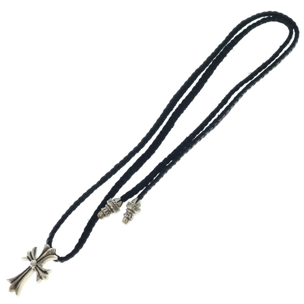 CHROME HEARTS(クロムハーツ) CH CRS SMLスモールCHクロス BC ボロチップブレイド ネックレス シルバー BCA220