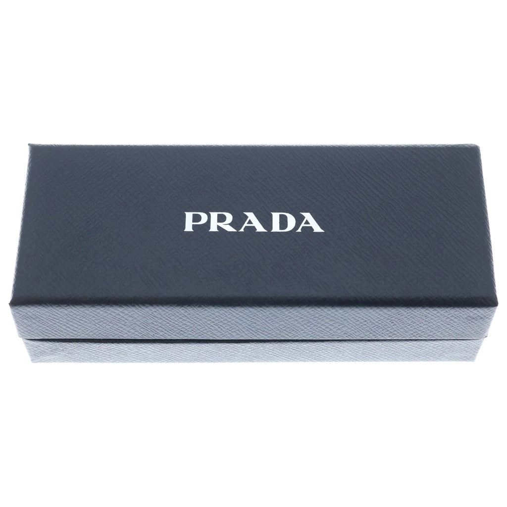 PRADA(プラダ) サフィアーノ トライアングル レザー キーリング ブラック 2PP68T