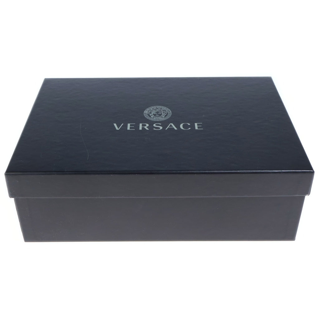 VERSACE(ヴェルサーチ) Lace-Up Sandals レースアップ レザー サンダル ブラック DST342D レディース