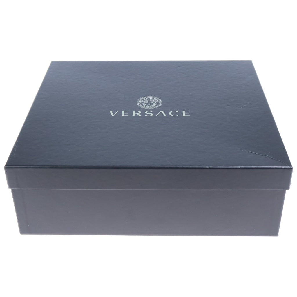 VERSACE(ヴェルサーチ) メデューサ レザー サンダル ヒール ブラック DSR986P レディース
