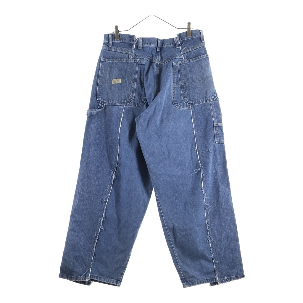 NO BRAND(ノーブランド) OLD PARK オールド パーク 再構築 ワイド ペインター デニム パンツ インディゴ