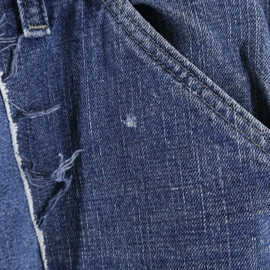 NO BRAND(ノーブランド) OLD PARK オールド パーク 再構築 ワイド ペインター デニム パンツ インディゴ