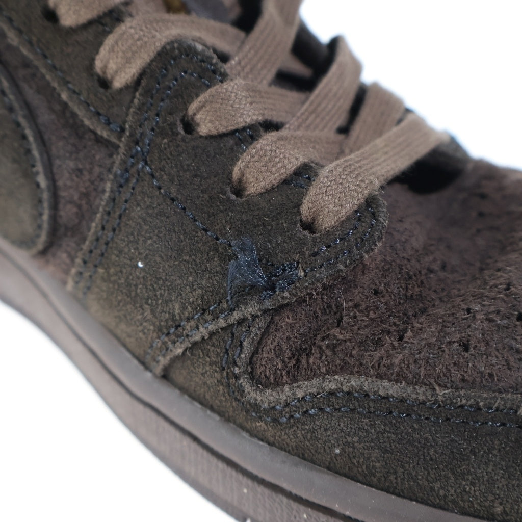 NIKE(ナイキ) ×TRAVIS SCOTT AIR JORDAN 1 LOW OG SP VELVET BROWN トラヴィススコット エアジョーダン1 ベルベットブラウン ローカットスニーカー ブラウン US8/26cm DM7866-202