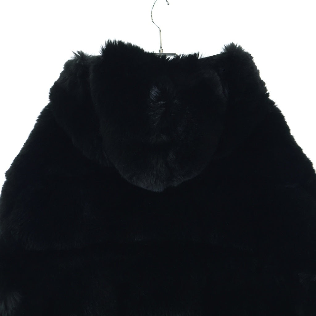 SUPREME(シュプリーム) 21AW×WTAPS Faux Fur Hooded Jacket フェイク ファー フーデット ジャケット ブラック