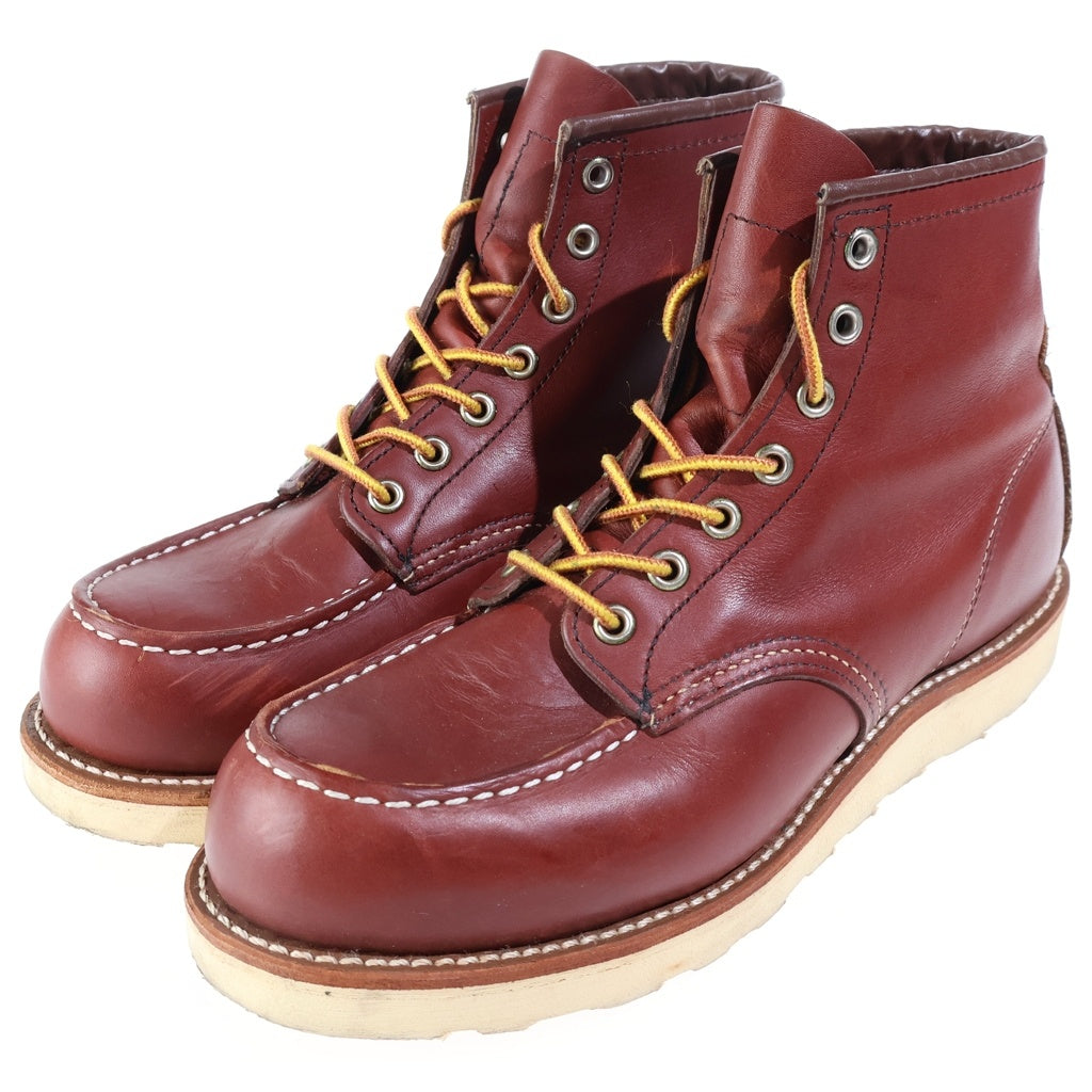 RED WING(レッド ウイング) IRISH SETTER アイリッシュセッター・クラシックモックトゥ ハイカット レザー ブーツ ブラウン 9106