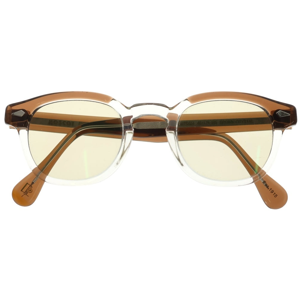 MOSCOT(モスコット) 直営店限定 LEMTOSH レムトッシュ ボスリントンフレーム サングラス アイウェア 眼鏡 ブラウン