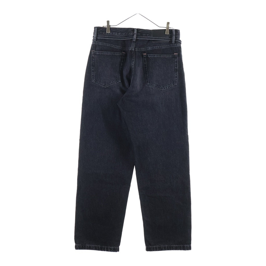 Acne Studios(アクネ ストゥディオズ) ボタンフライ ルーズフィット ストレートジーンズ デニムパンツ ブラック C00033