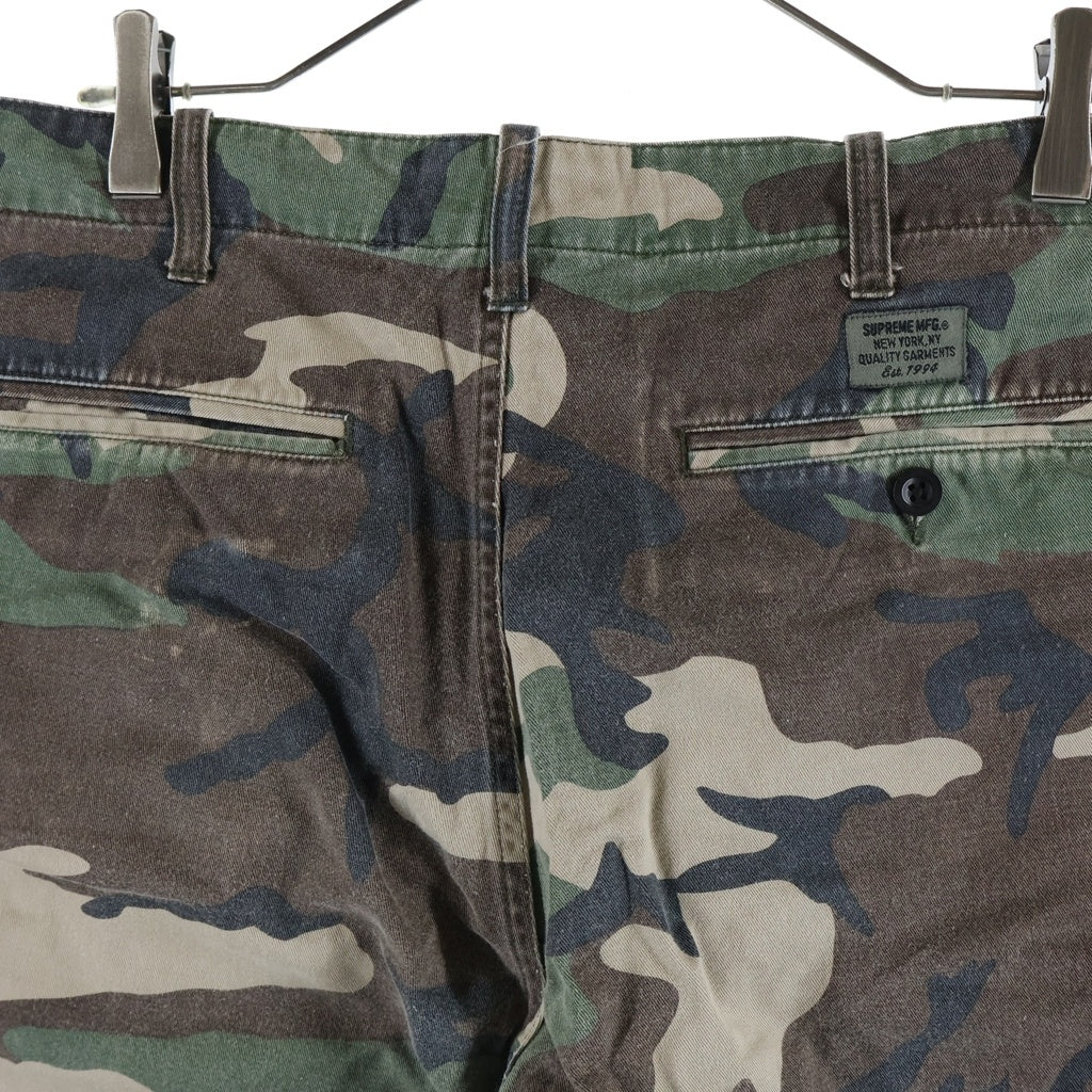 SUPREME(シュプリーム) Cargo Short カモ柄 カーゴ ショーツ ハーフ パンツ カーキ
