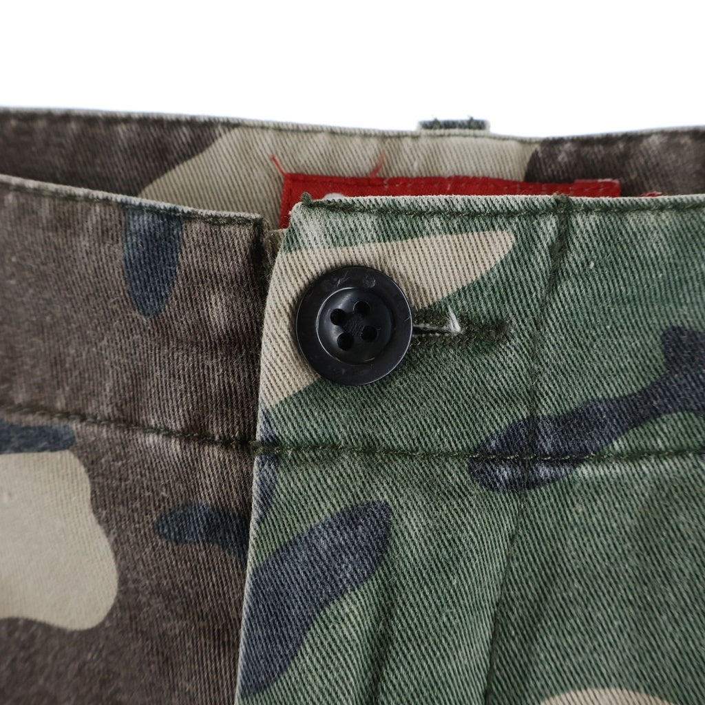 SUPREME(シュプリーム) Cargo Short カモ柄 カーゴ ショーツ ハーフ パンツ カーキ