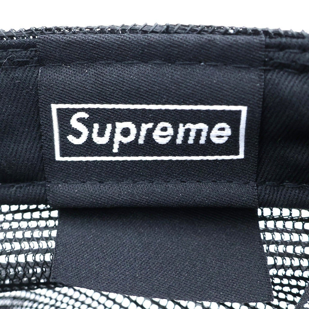 SUPREME(シュプリーム) 23SS ×NEW ERA BOX Logo Mesh Back Cap ボックス ロゴ メッシュ キャップ 帽子 ブラック