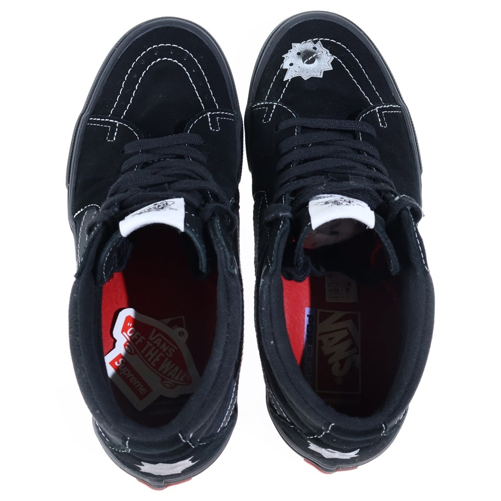 SUPREME(シュプリーム) 25SS ×VANS Skate Grosso Mid Bullet Hole Black ミッド カット スニーカー ブラック US9/27cm