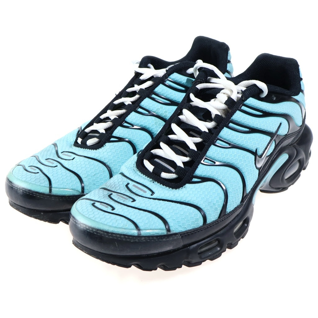 NIKE(ナイキ) AIR MAX PLUS AQUA/METALLIC SILVER-BLACK-WHITE ナイキ エア マックス プラス ローカット スニーカー ブルー US9.5/27.5cm CV8838-400