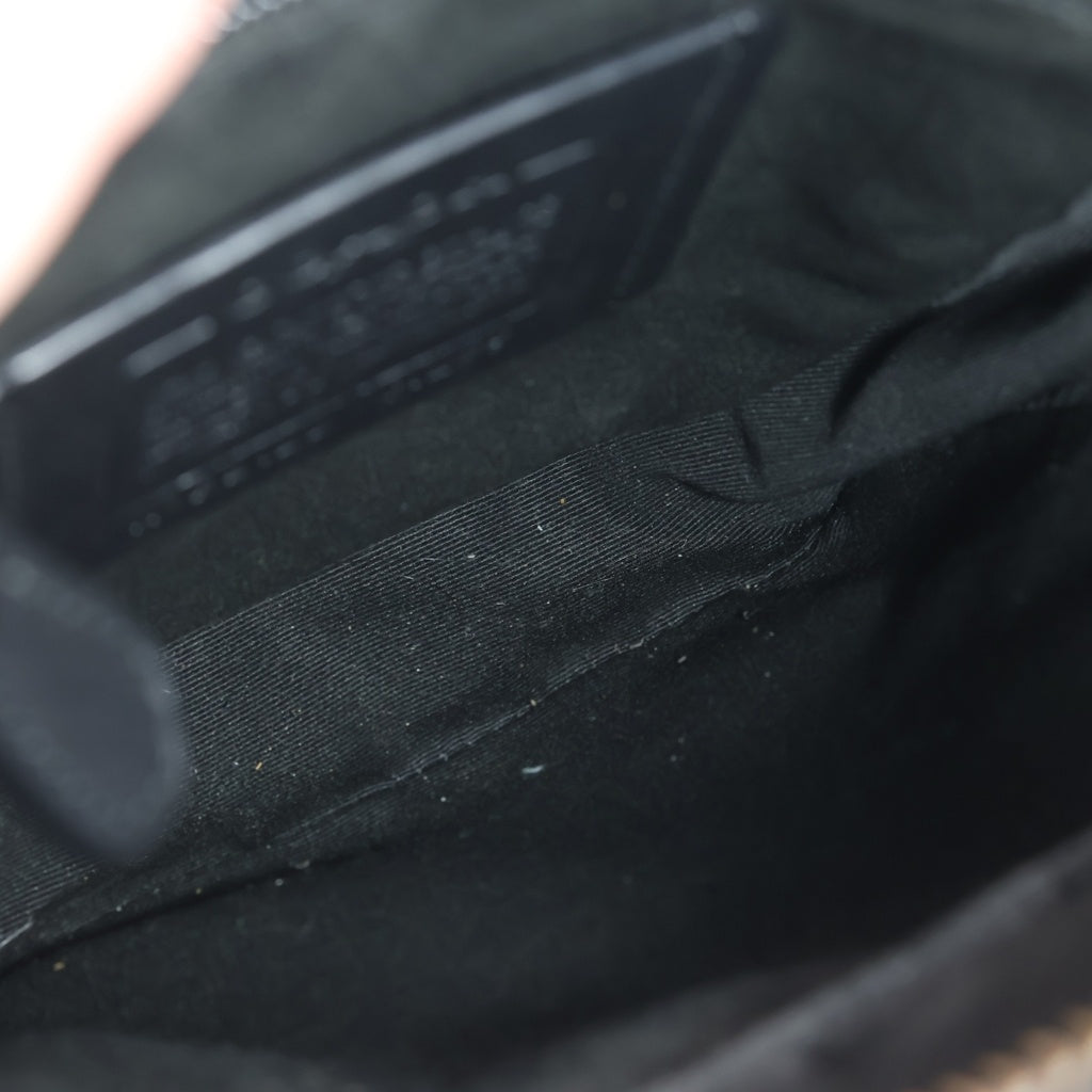 COACH(コーチ) ヘリテージ レザー ショルダーバッグ ブラック レディース