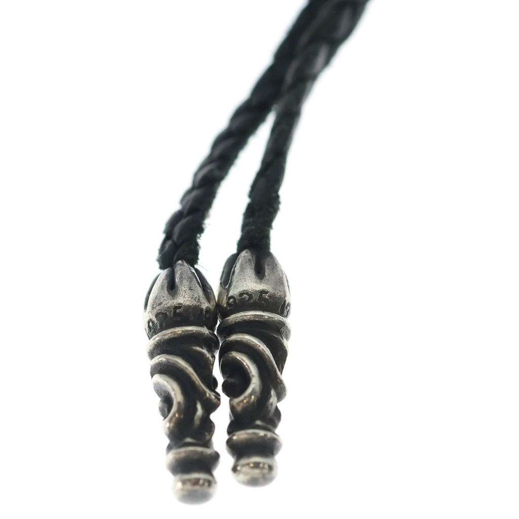 CHROME HEARTS(クロムハーツ) OLD BS FLUER BSフレア ペンダントトップ レザーブレイド シルバー/ブラック