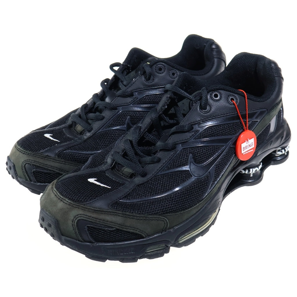 NIKE(ナイキ) 22SS ×SUPREME SHOX RIDE 2 SP シュプリーム ショックス ローカットスニーカー ブラック US10/28cm DN1615-001