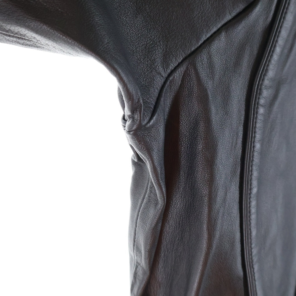 SUPREME(シュプリーム) 25SS ×UMBRO Leather Track Jacket レザー トラック ジップ アップ ジャケット ブラック