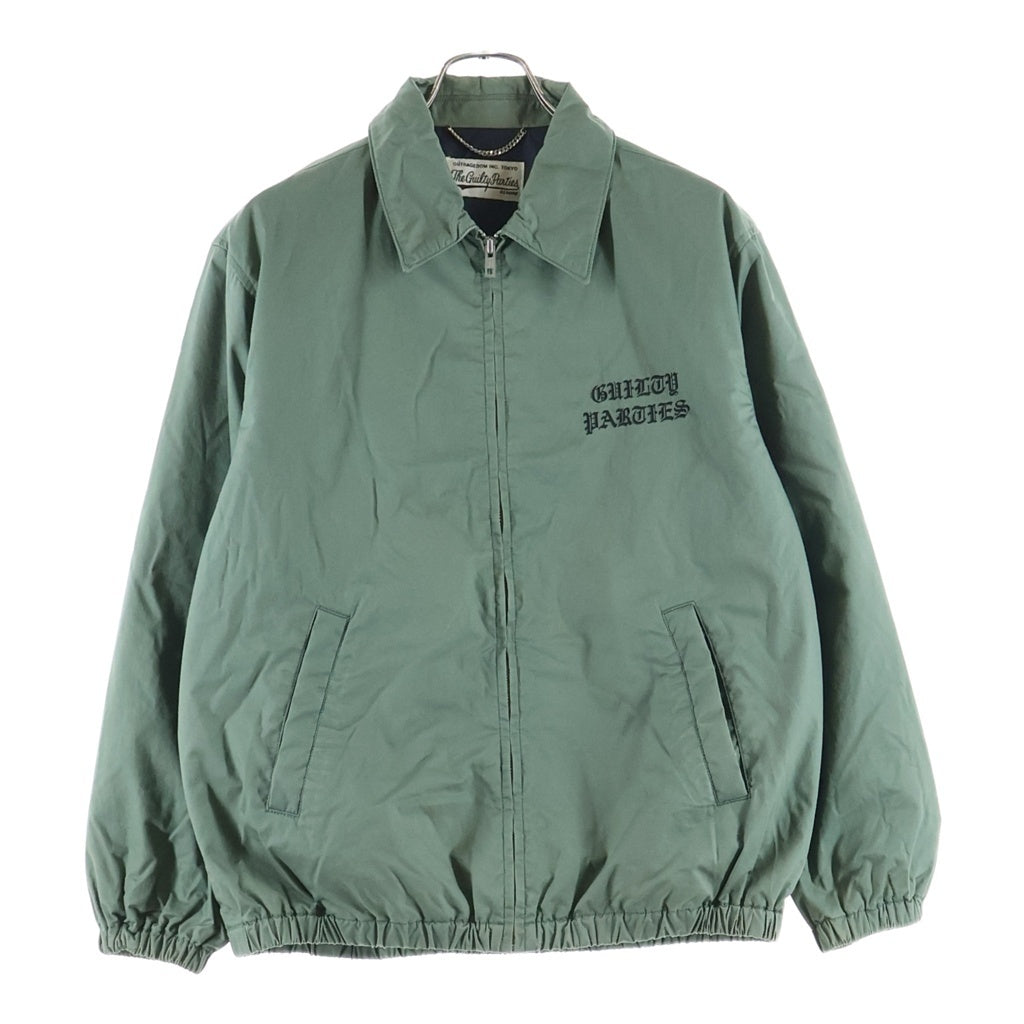 WACKO MARIA(ワコマリア) 50's TYPE-2 JACKET ロゴエンブロイダリー ジップアップジャケット カーキ