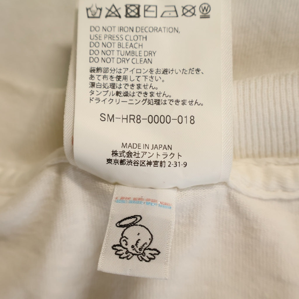 SAINT MICHAEL(セントマイケル) 25SS SAINT MX SS TEE WHITE ヴィンテージ加工 半袖カットソー Tシャツ ホワイト SM-HR8-0000-018