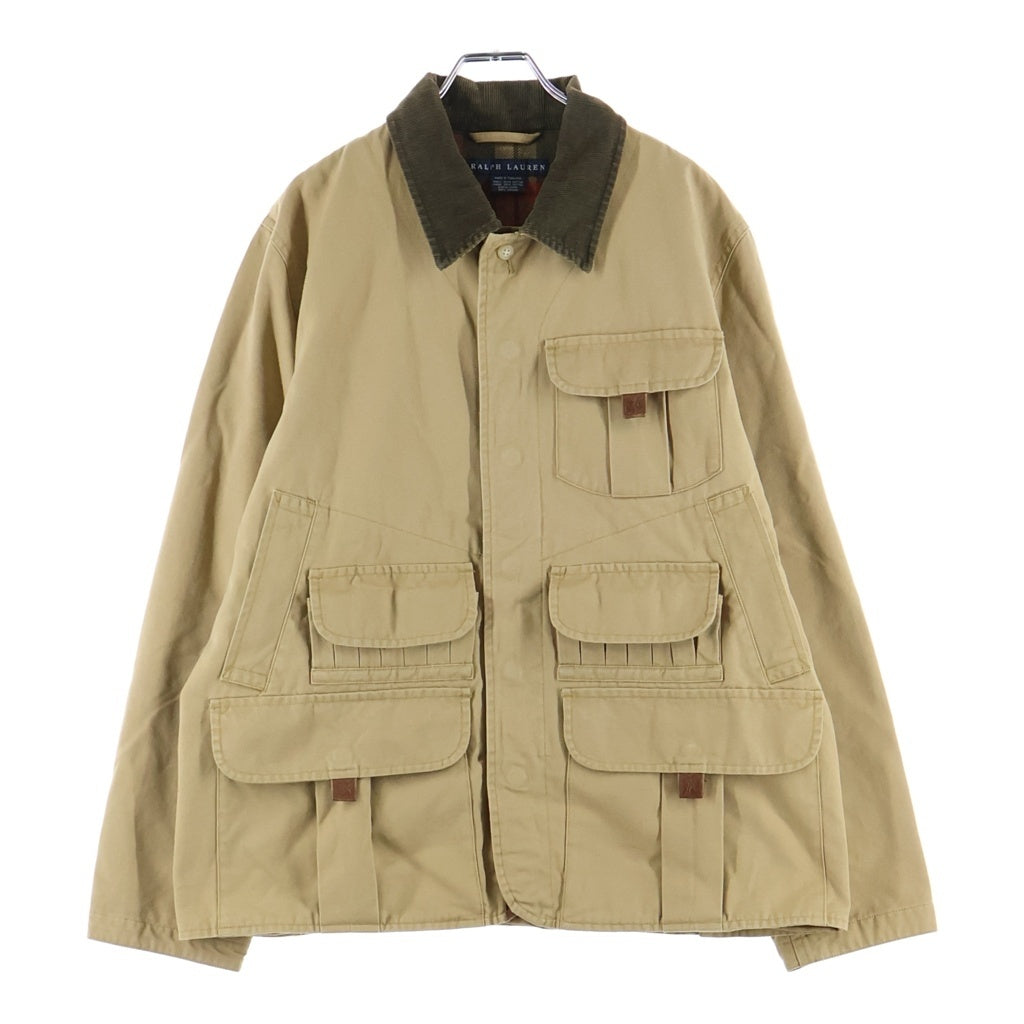 RALPH LAUREN(ラルフローレン) 90S 裏地ブランケット ハンティング ジャケット ブラウン