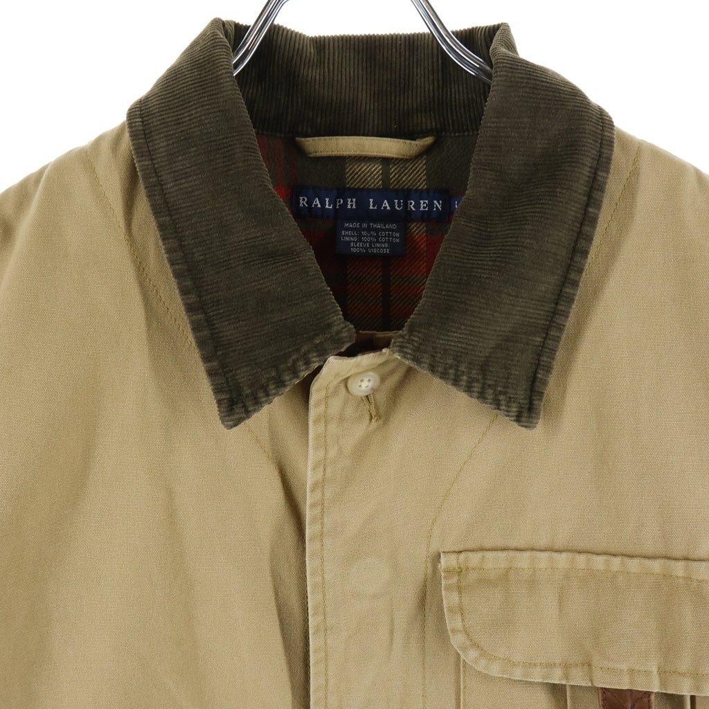 RALPH LAUREN(ラルフローレン) 90S 裏地ブランケット ハンティング ジャケット ブラウン