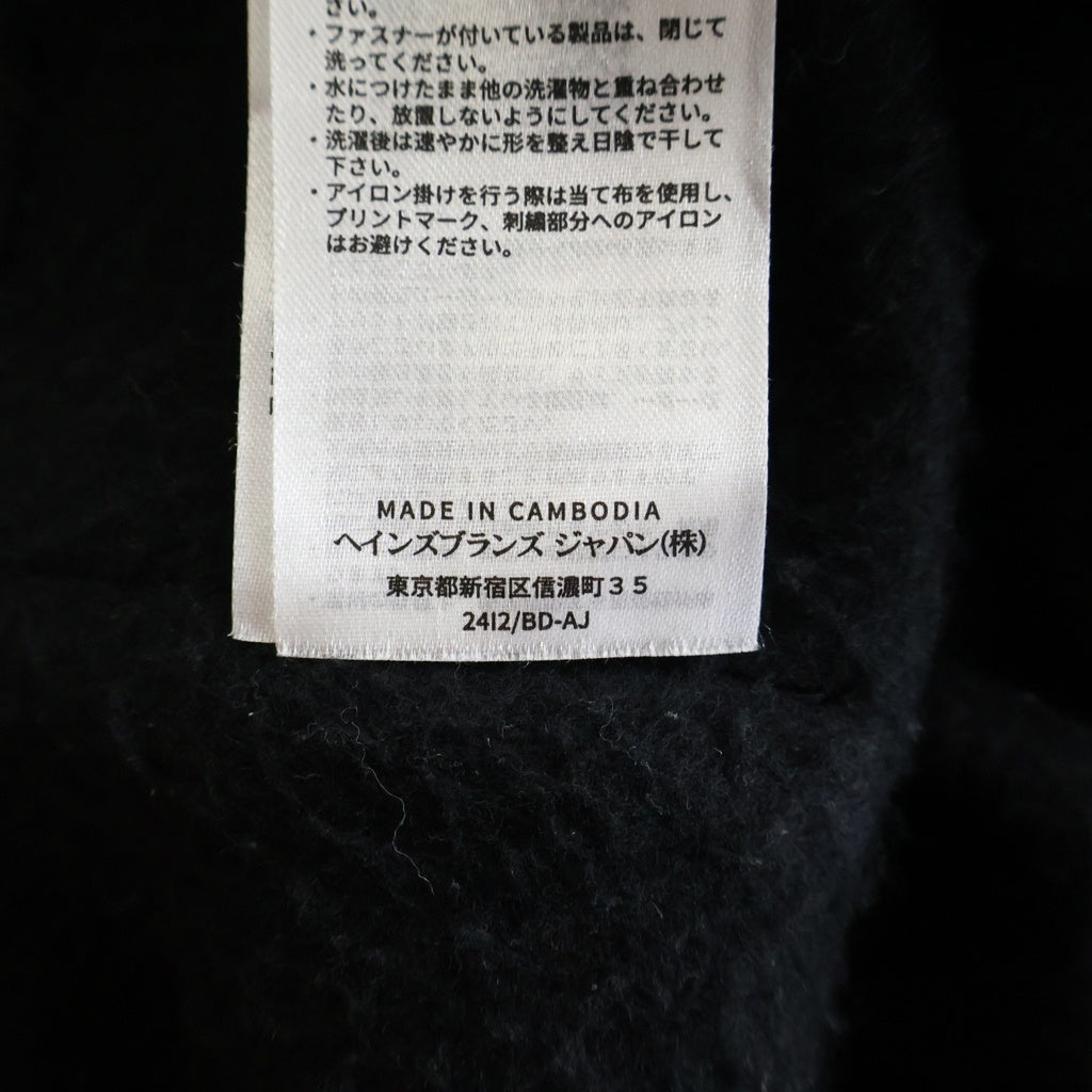 WTAPS(ダブルタップス) 24AW x Champion Academy Hooded チャンピオン アカデミー フーディー スウェット プルオーバーパーカー ブラック 242HBCHD-CSM04S
