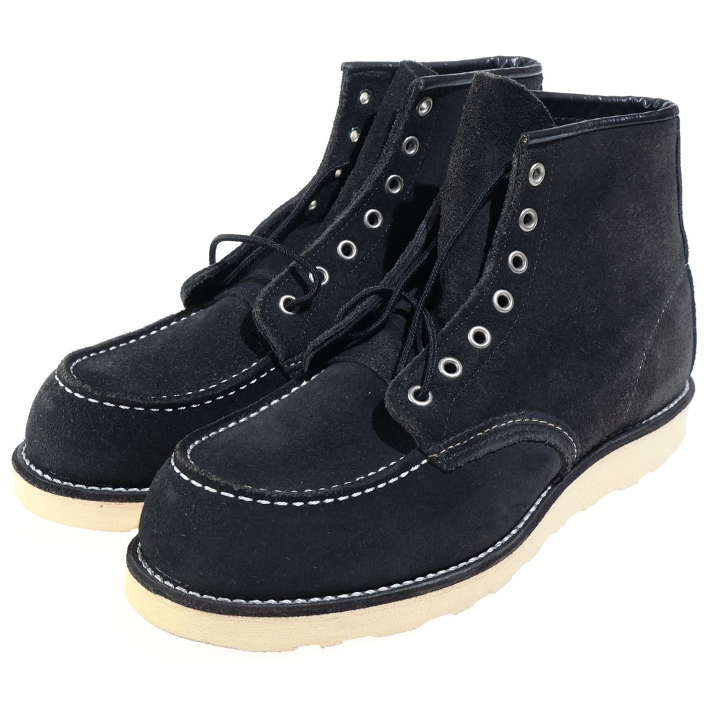 RED WING(レッド ウイング) 6inch CLASSIC MOC TOE クラシック モックトゥ スエード ブーツ ブラック 8874