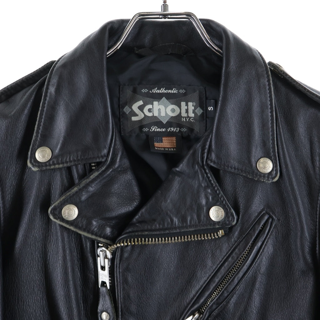SCHOTT(ショット) ダブルライダースレザージャケット レディースモデル 7412