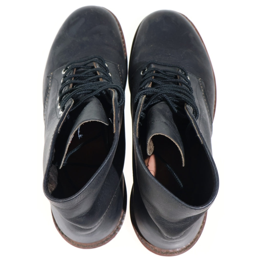 RED WING(レッド ウイング) ラフ&タフ ROUNDE-TOE BOOTS ラウンドトゥ オイルド レザー ブーツ ブラック レディース US6/24cm 8190