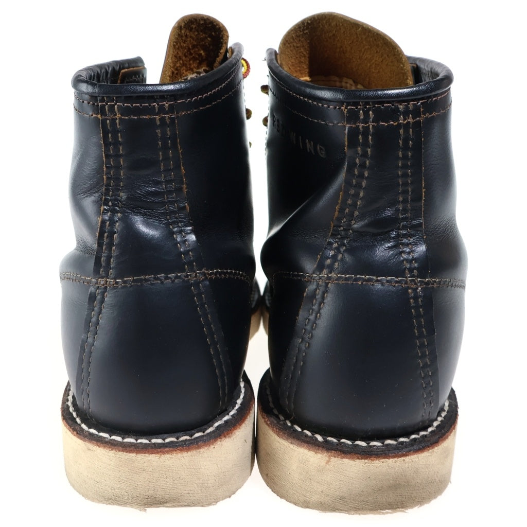 RED WING(レッド ウイング) 復刻 犬タグ IRISH SETTER MOC-TOE アイリッシュセッター モックトゥ ブラック レディース US5/23cm 9874