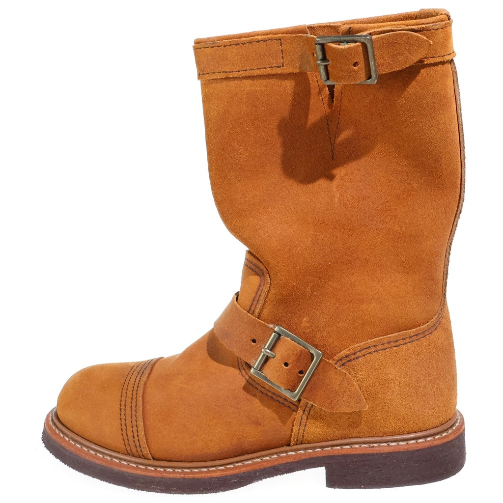 RED WING(レッド ウイング) IRONSMITH アイアンスミス スエード レザー エンジニア ワーク ブーツ ブラウン レディース US7/25cm 8123